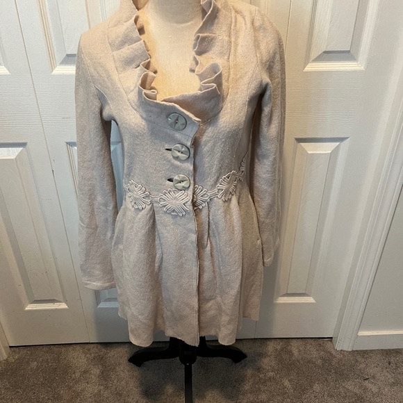 Charlie and Robin from Anthropology size S wool jacket - Picture 1 of 16